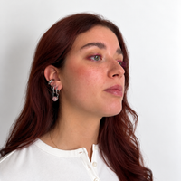 Boucles d'oreilles double chaîne Anaëlle