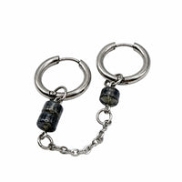 Boucles d'oreilles double chaîne Amélie