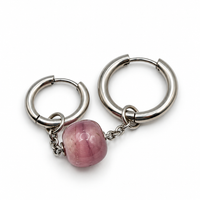 Boucles d'oreilles double chaîne Anaëlle