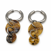 Boucles d'oreilles composition boutons