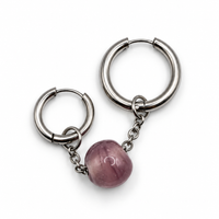 Boucles d'oreilles double chaîne Anaëlle