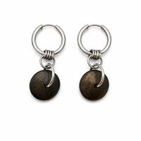 Boucles d'oreilles Ambre