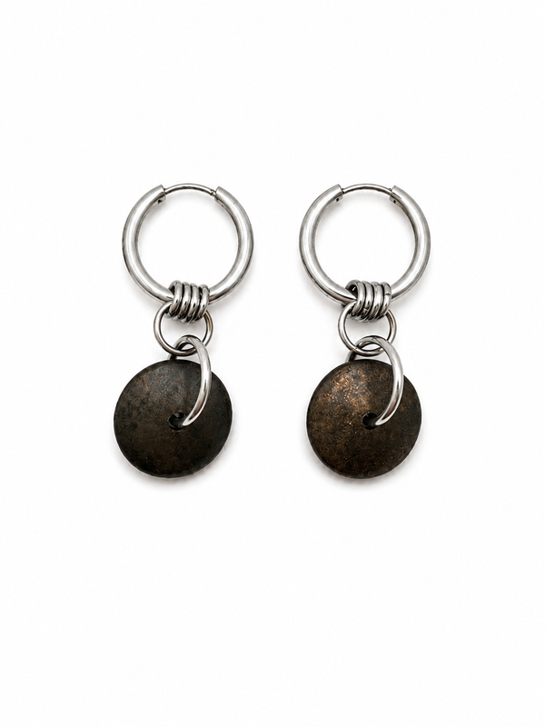 Boucles d'oreilles Ambre