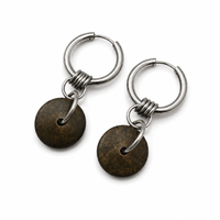 Boucles d'oreilles Ambre