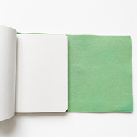 Carnet en cuir vert A6