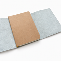 Carnet en cuir blanc A6
