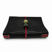 Carnet en cuir noir A6