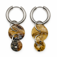Boucles d'oreilles composition boutons